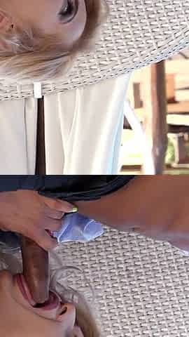 Outdoor Fuck!! Outside the Hard Cock Is Fucked