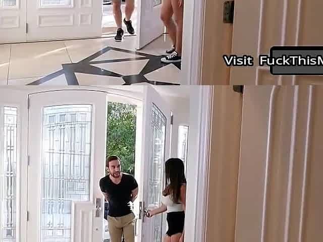 Ella Knox And Makayla Cox In Big Tittied Stepmom Caught Cheating With Her