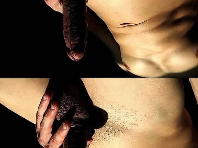 strong climax after lengthy weenie massage
