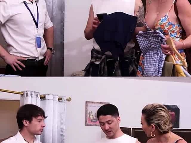 Just fucked a MILF in the clothing store