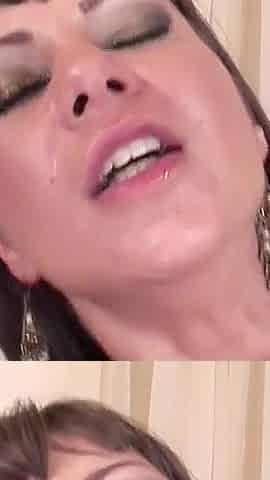 Sexy MILF Angelina Gets Anal Fucked by a Thick Cock