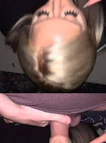 Amateur milf outdoors blowjob and fucking