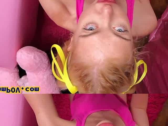 Skinny pigtails stepdaughter spoiling POV PORN