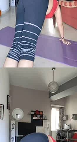 Chubby 43yo MILF Yoga Flow Ends in Intense Masturbation and Wet Relief