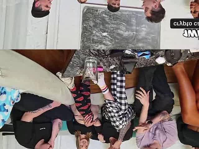 Amateur orgy! trio vs 3 truth or dare leads to gang hook-up soiree - XXX!
