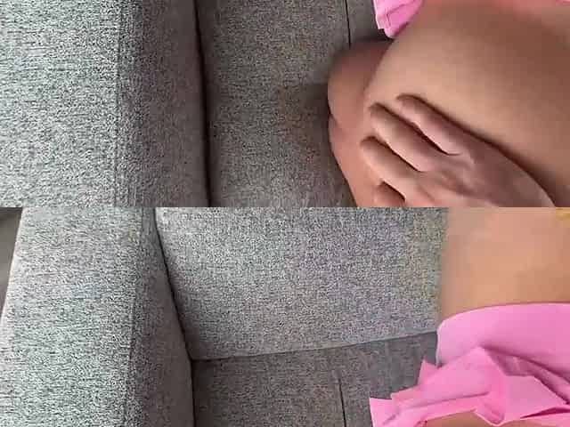 Hot girl with perfect ass POV sex