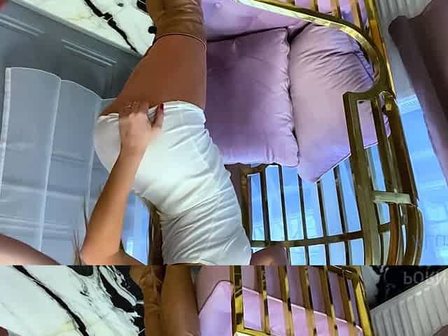 Cute teen blowjob and hard doggystyle fuck