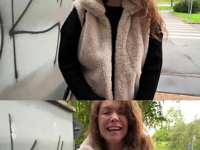 Public Agent Big naturals Russian MILF POV blowjob