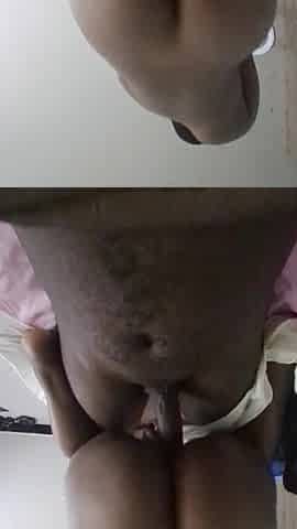 Unclex and His girlfriend. Having quickie sex in the morning.