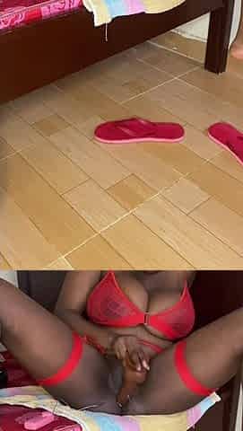 Sexy Black, Red Lingerie Show