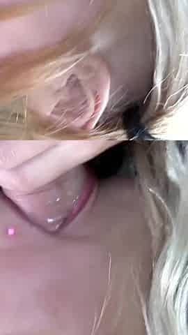 Blonde teen in fishnets gets fucked outdoors