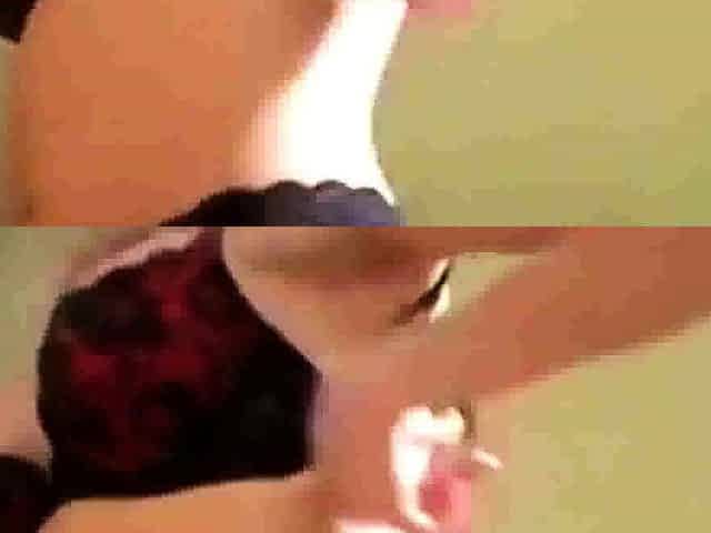 peeping at stepsister when she puts on lingerie