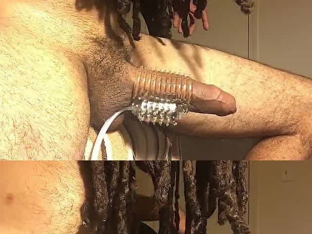 Amateur cums with vibration