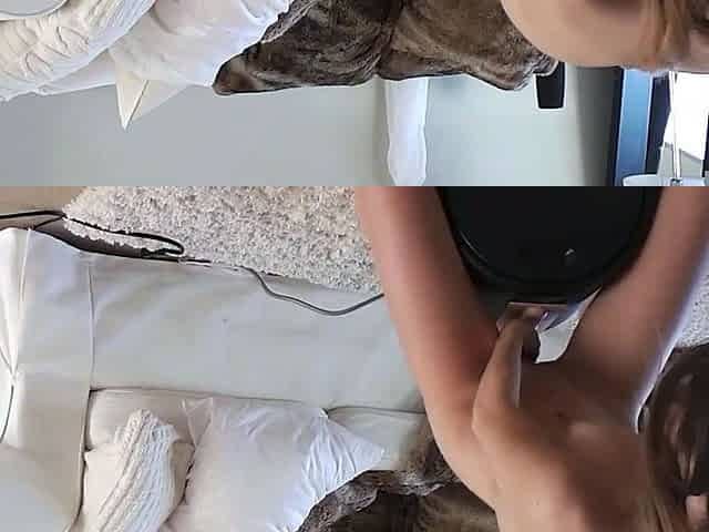 Adorable Girl Rides Sybian For First Time