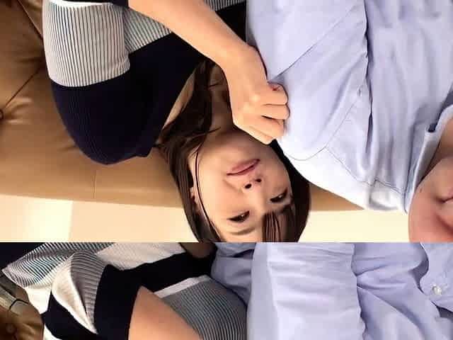 Amateur brunette Michelle with small tit