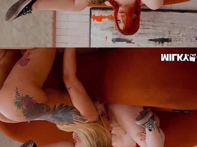 Lalin girl doxies take a biggest BBC on the bed