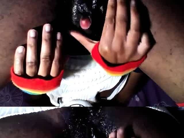 Hot Black Maid Does Some Webcam Black and Ebony