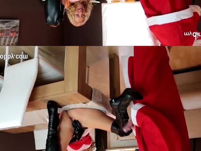 MyDirtyHobby - Holiday surprise anal for breasty golden-haired