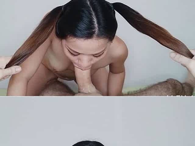 Amateur Asian Deepthroat Blowjob
