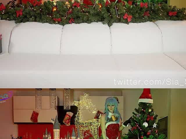 Perky Christmas with creampie for pleasing Ganyu Sia Siberia