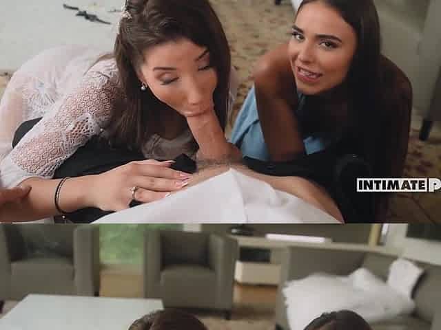 Wedding Day Threesome - ItsPOV