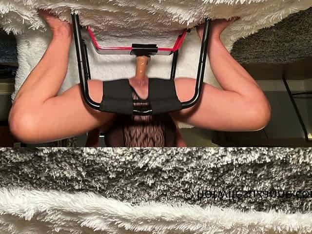 Pink pussy busty babe solo toy vibration during masturbation