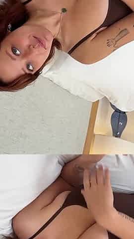 All Natural Busty Blueyed Redhead Throws It on BBC