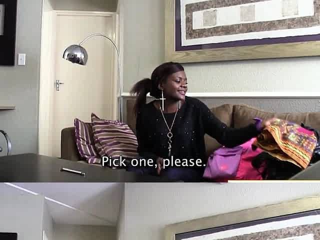 Naughty black teen enjoyed rough fucking