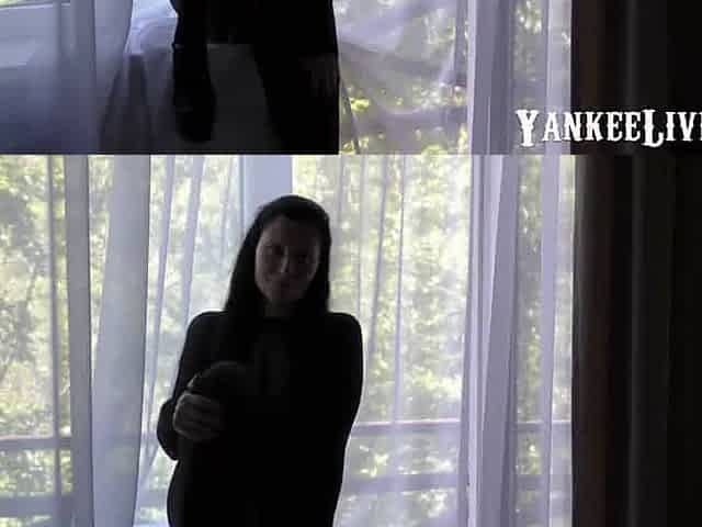 Stepson Spies on Masturbating Milf Through Window