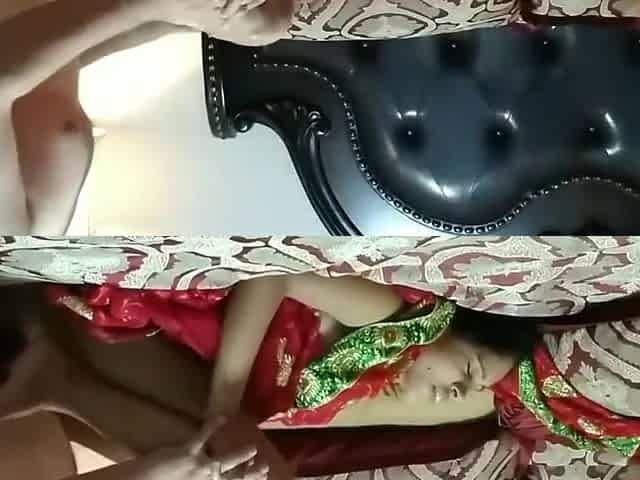 Nepali cute face bhabi fucking hard with old father