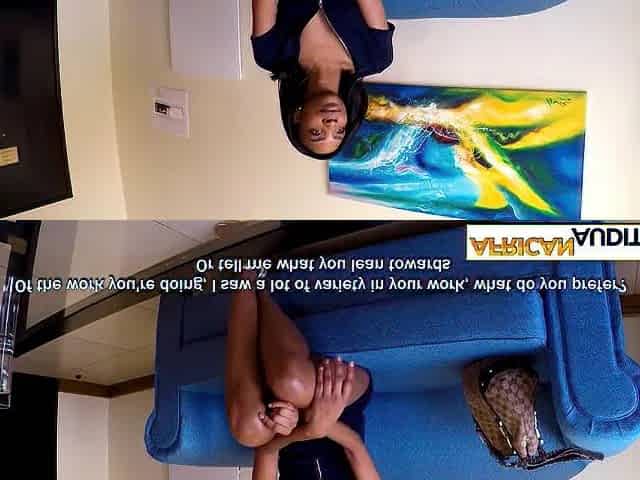 Ebony teen interracial vagina screwing and flawless oral-job for white stud
