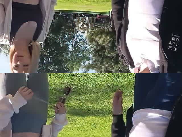 Blonde girls does handjob and blowjob