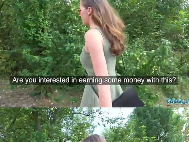 Public Agent Sexy nineteen year old screw makes consummate melons bounce
