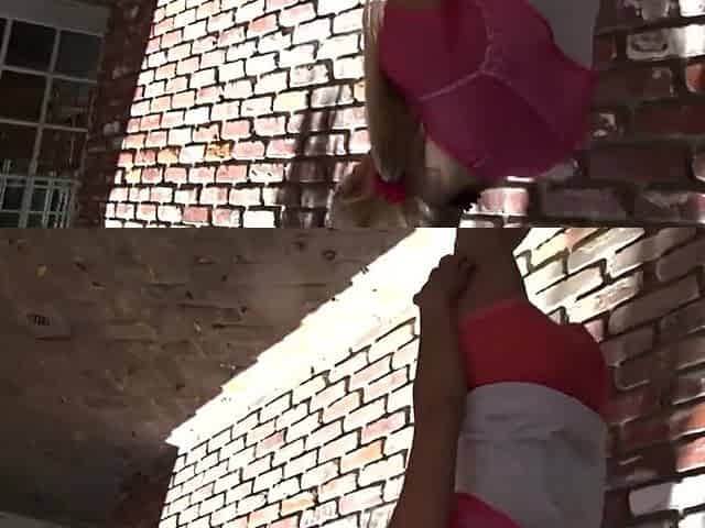 Facialised teen weenie wench gets her small twat filled
