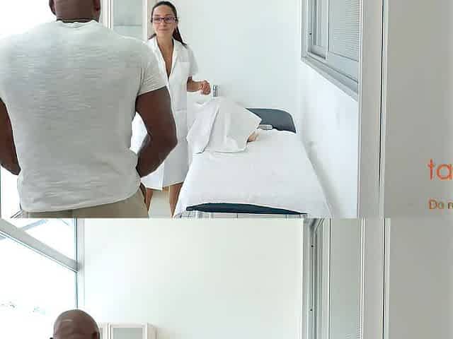 Problems erection? The hot doctor has the solution with Daisy.