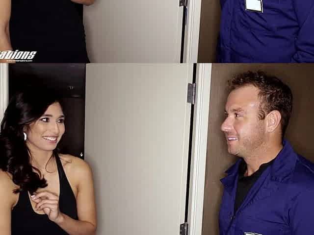 FRESH SENSATIONS - Cheating mother I'd like to fuck Screws Large Weenie Employee in Hotel Room