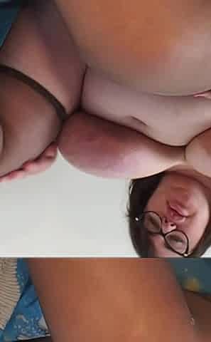 Wearing Stockings and Encourage You to Cum in Them