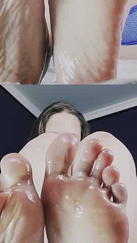 Oiled Feet Asmr Slow Sole POV & Deep Whisper Tease