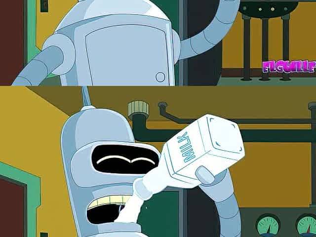 Bender screws Leela very hard and puts her inside him ( Futurama ) toon porn