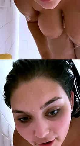 Big boobs milf masturbates with her dildo