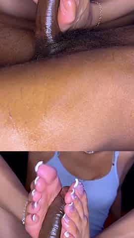 Black Amateur Explore Hot Foot Fetish