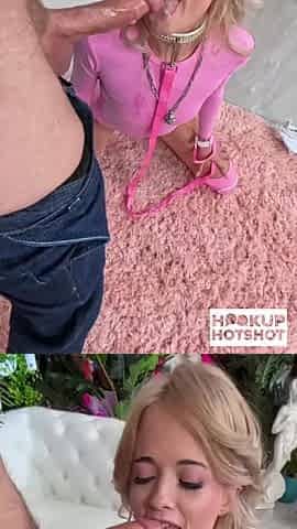 Nicole Nichols Gets on Her Knees to Lick Bryan's Ass!