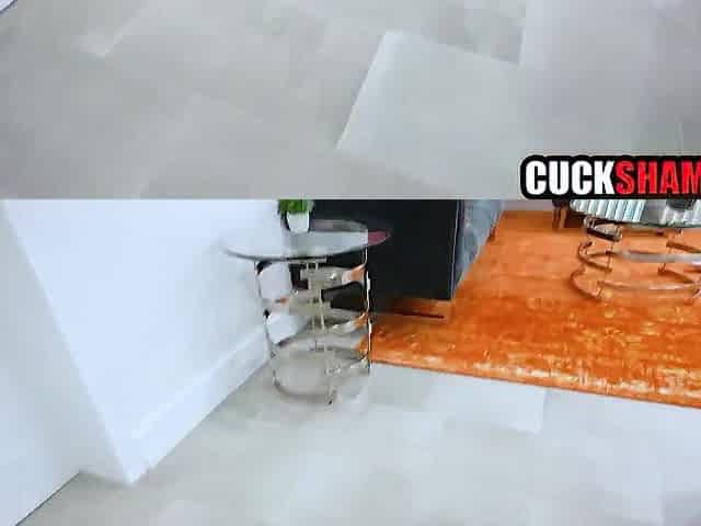 Cheating wife fucking in front of cuck hubby
