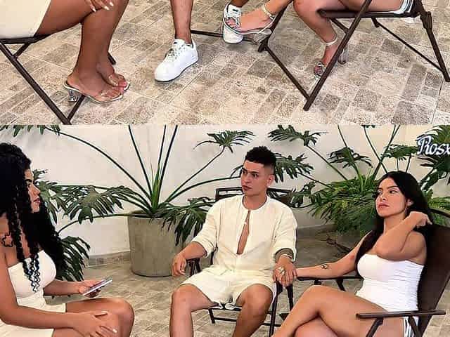 Terapeuta raunchy convence a pareja de follar en three-some para que mejore su relacion -Camilahenao