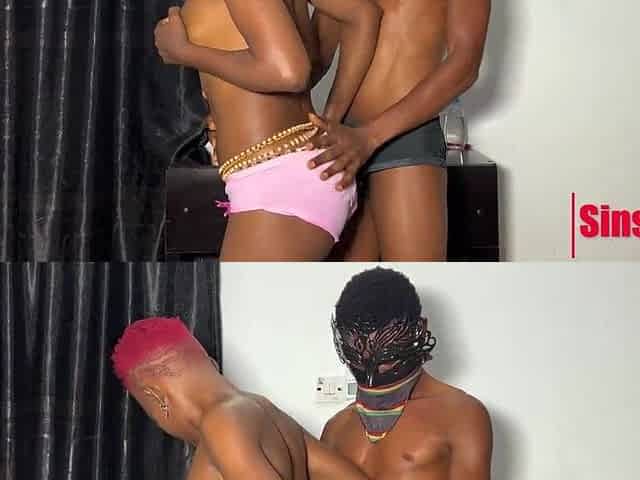Betty Skaly receives a large ebony dong from Noni