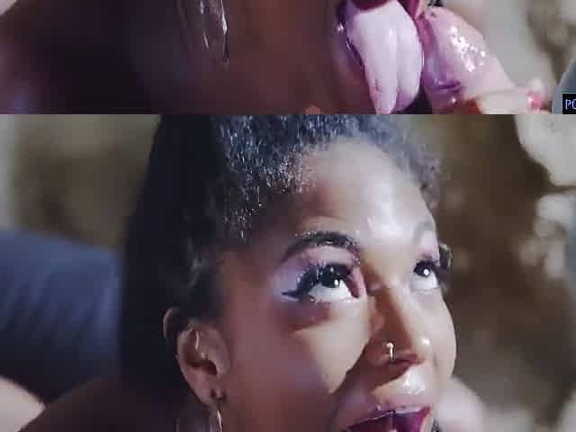 Ebony Queen In Love Flames - Tina Fire