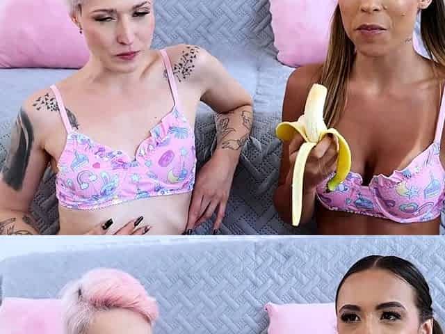 Mina K and Priscila Belini Unleash Double Anal Deepthroat