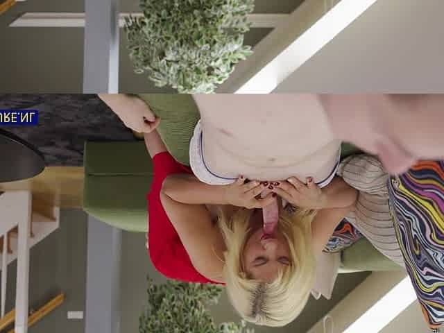 44 Year Old Thick Blonde Big Tits Stepmom Erza Seduces Her Stepson For Steamy Hardcore Sex At Home