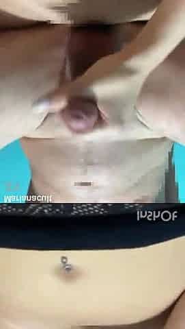Marianacult makes chap cum with penis in booty