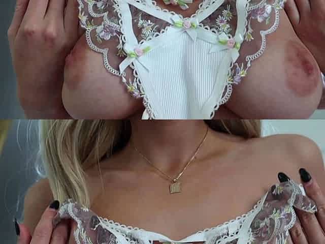 Blonde babe scarlet solo webcam